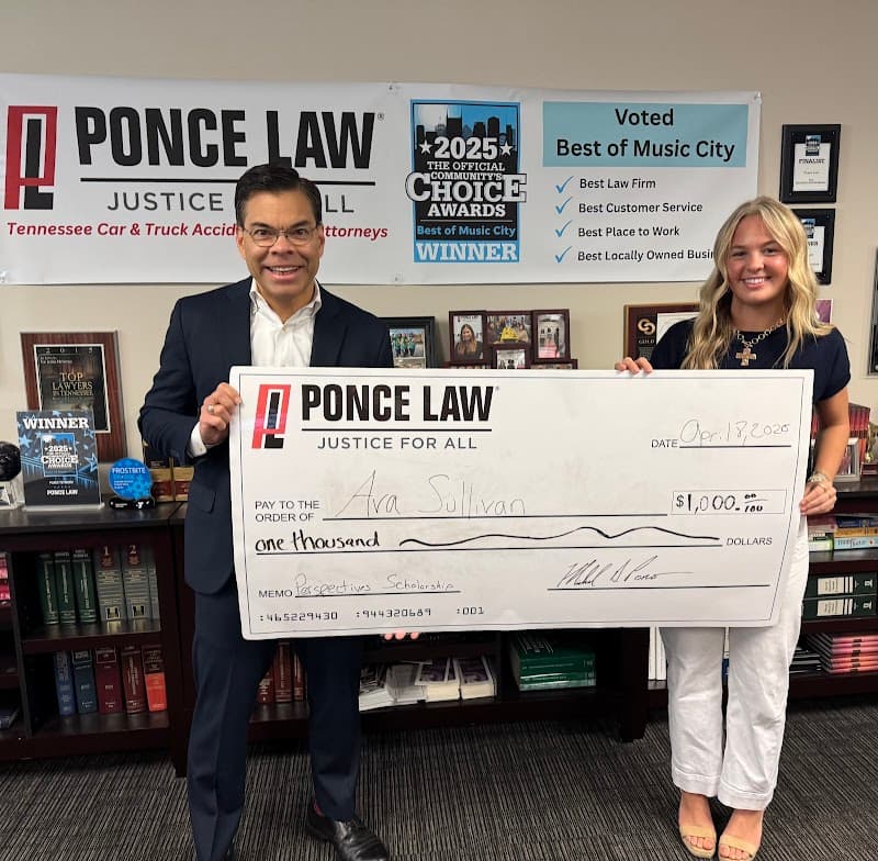Ponce Law Tennessee Car & Truck Accident Injury Attorneys